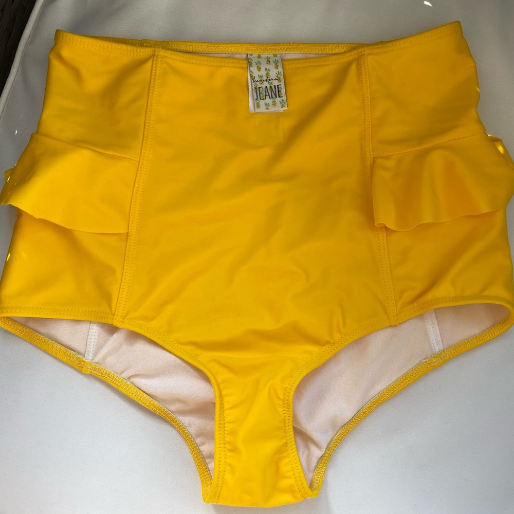 Kortni Jeane High Waisted Swim Bottoms never worn